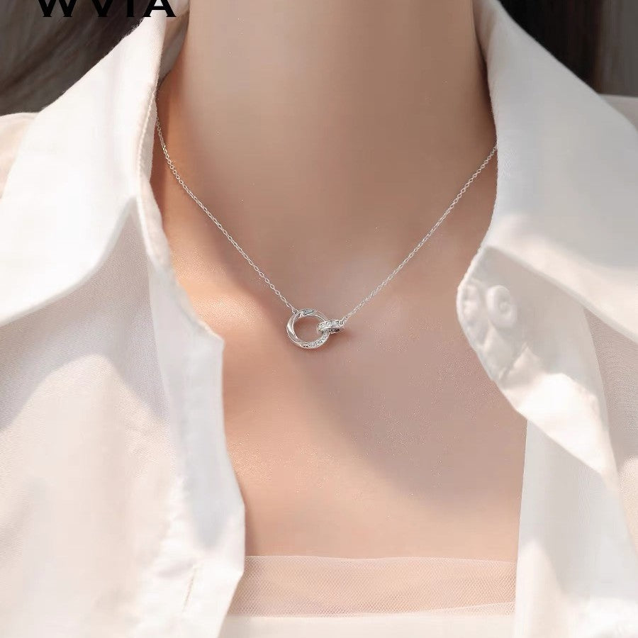 1979 s925 double charming necklace