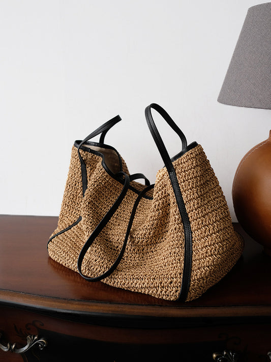 1495 raffia beach bag