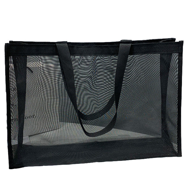 2197 customize transparent mesh bag