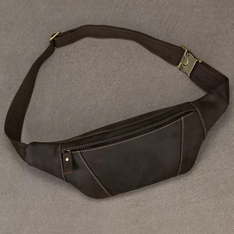 648 calf skin belt bag for men