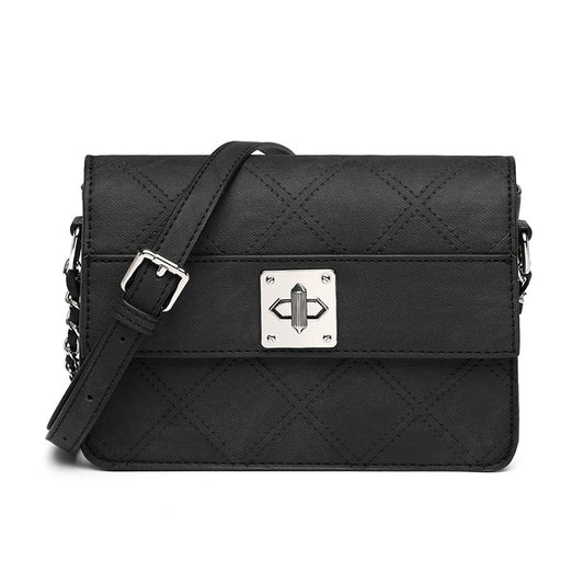 1985 denim flap crossbody bag