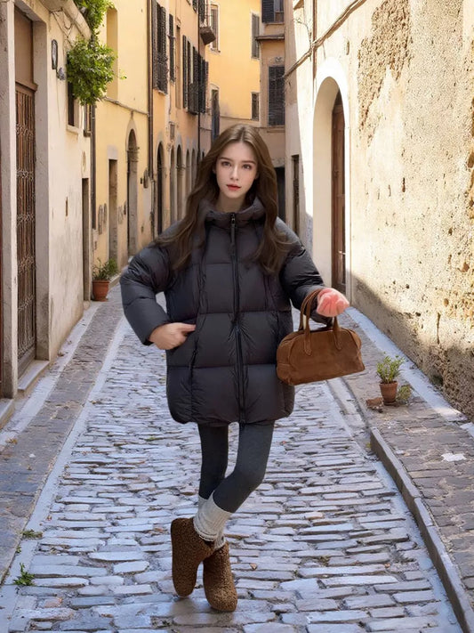 2788 women's winter puffer downcoat