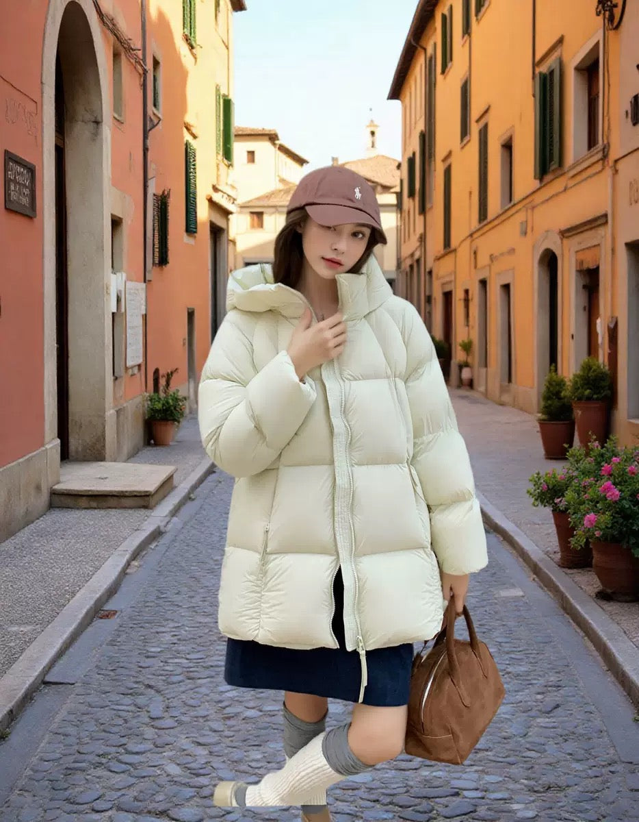 2788 women's winter puffer downcoat