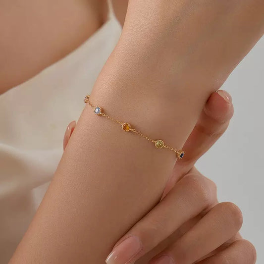 2808 925 silver rhinestone bracelet