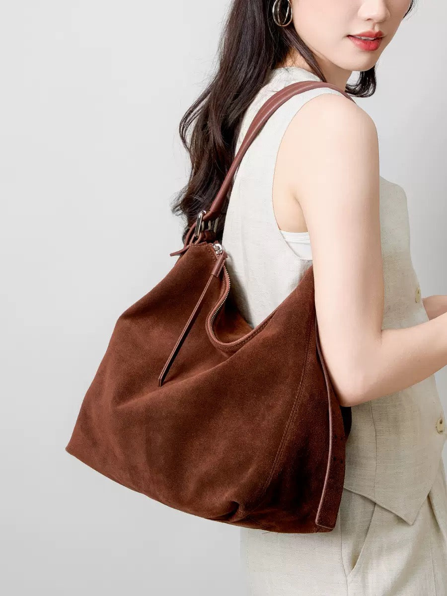 2811 large hobo in suede fedex shipping