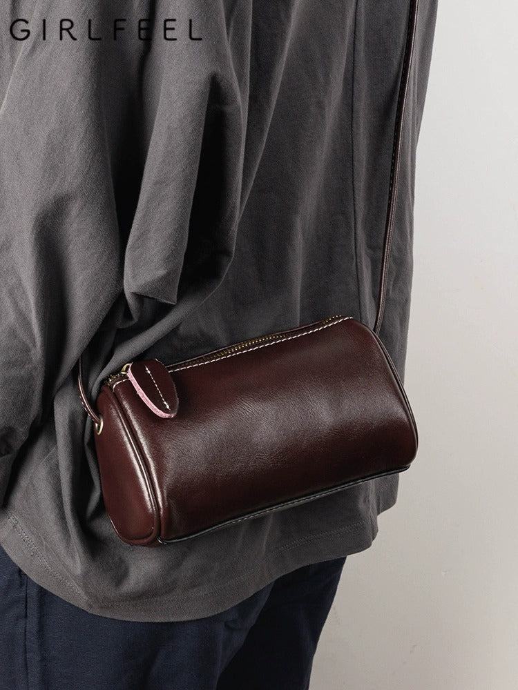 2007-1 genuine leather women boston bag