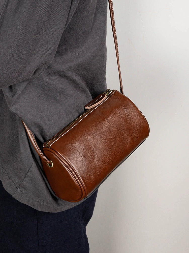 2007-1 genuine leather women boston bag