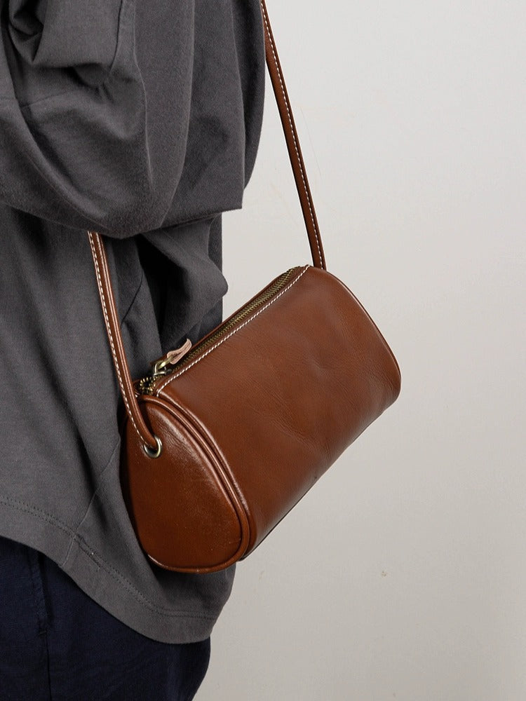 2007-1 genuine leather women boston bag