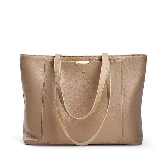 0629 genuine leather large shopping totes （FedEx shipping）