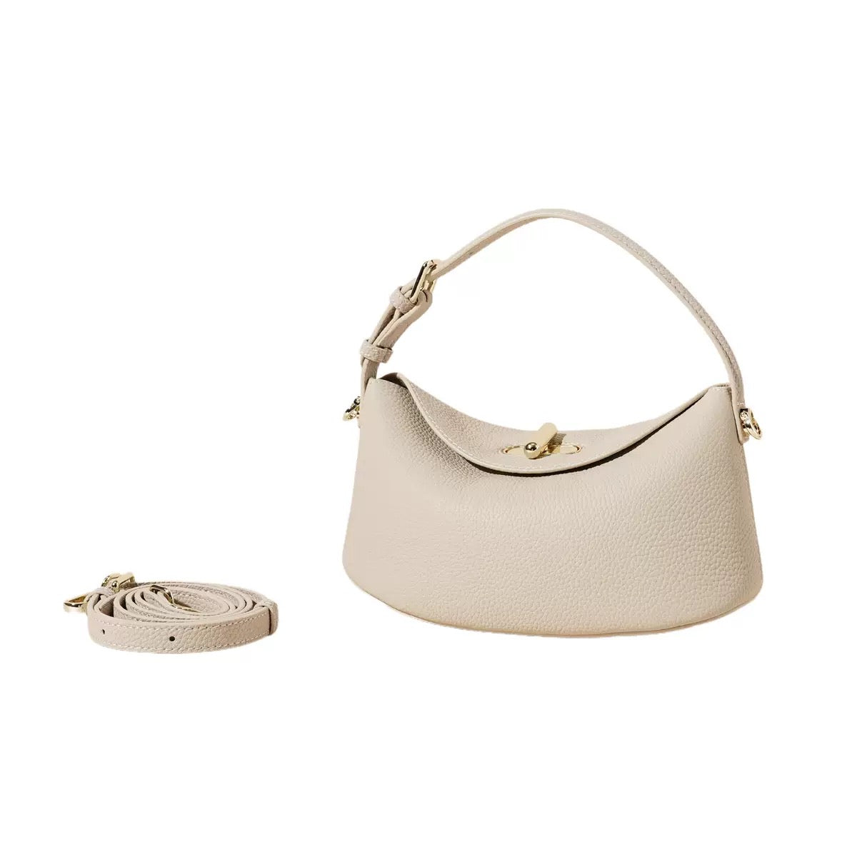 2580 cowhide small crossbody bag for women