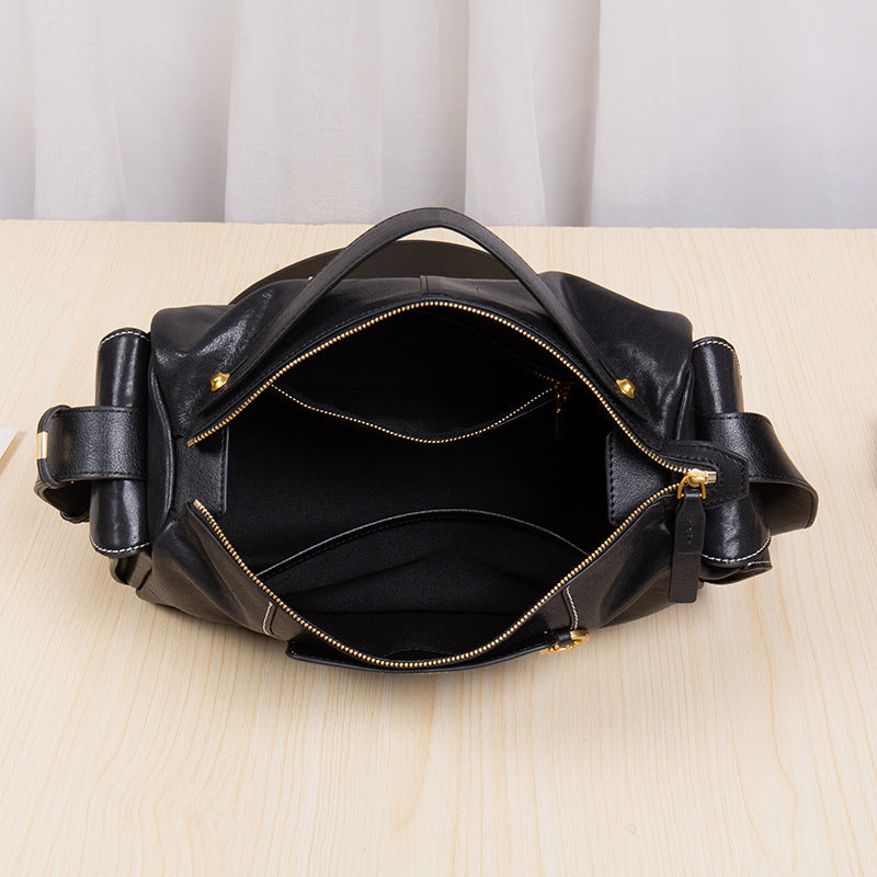 1174 large patent leather women handbag
