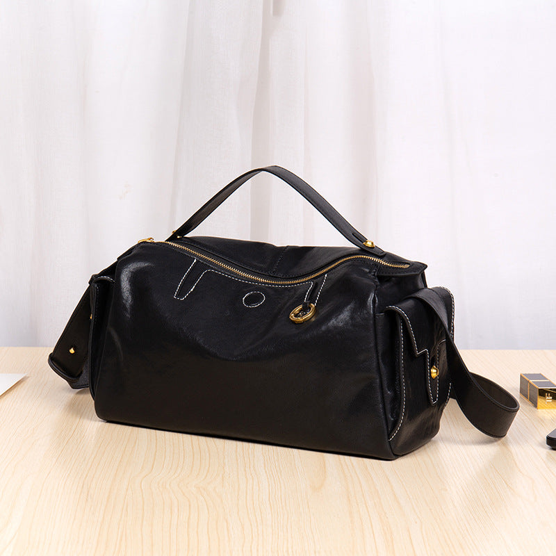 1174 large patent leather women handbag