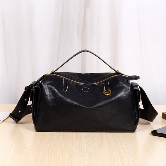1174 large patent leather women handbag