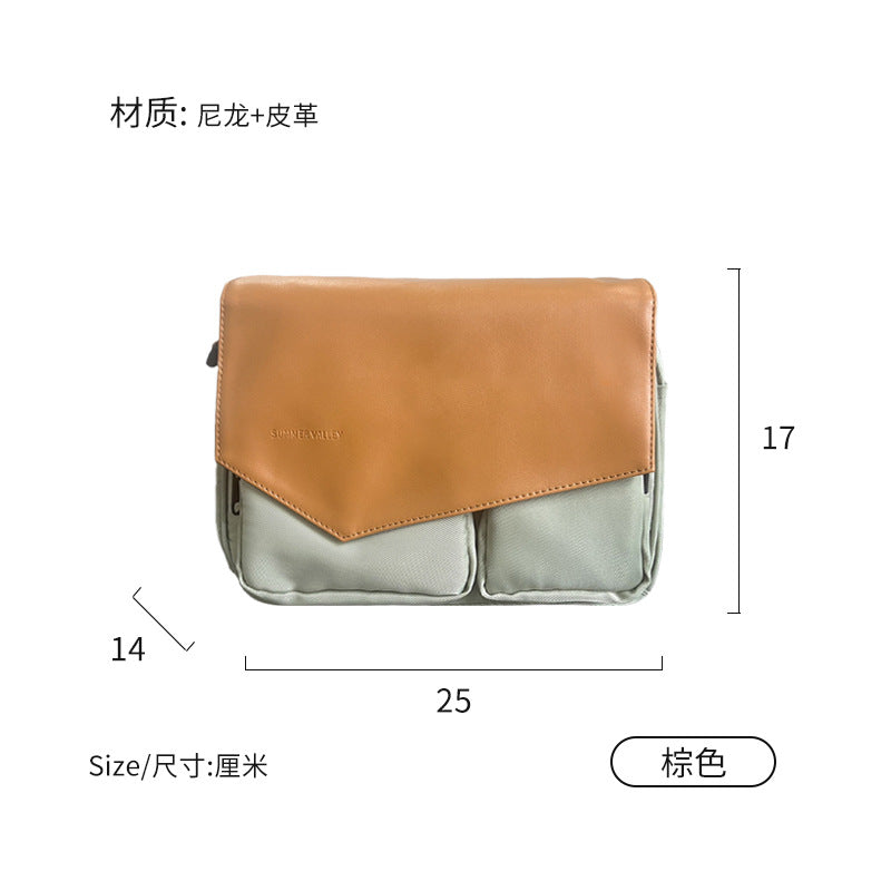 1010 canvas messenger bag