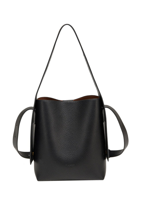 2030 large leather bucket bag