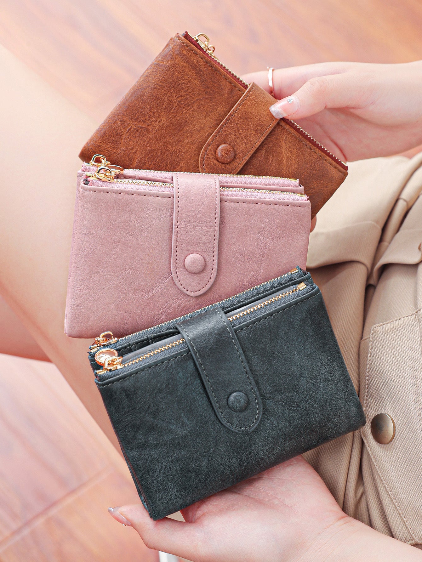 2275 3 fold short wallet