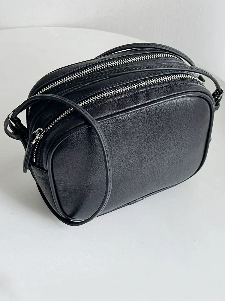 2101 Women's Leather Camera Bag Crossbody Bag