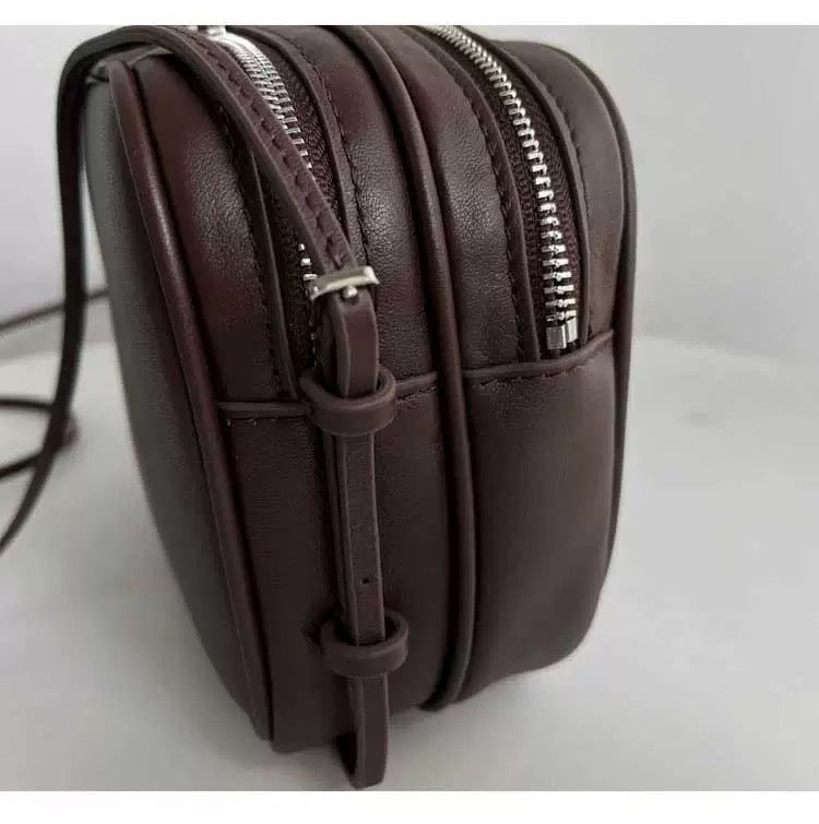2101 Women's Leather Camera Bag Crossbody Bag