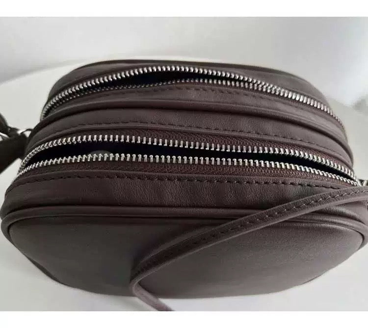 2101 Women's Leather Camera Bag Crossbody Bag