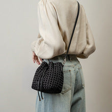 2250 mini woven bucket bag