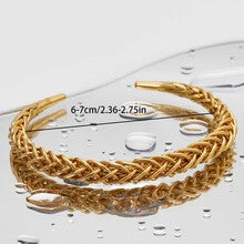2695 twisted brass bracelet