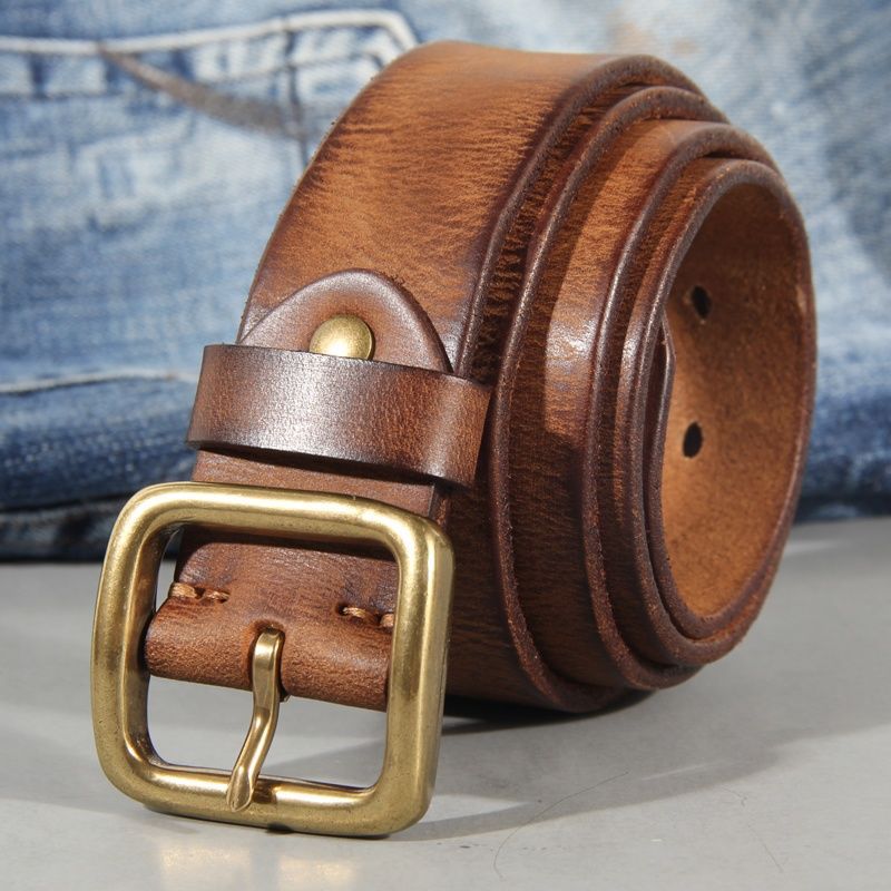 899 pin buckle men's leather belt