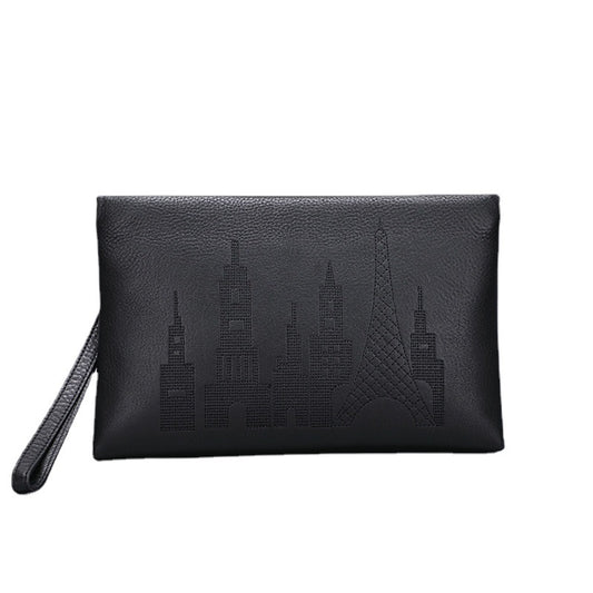 1802 genuine leather men's clutch