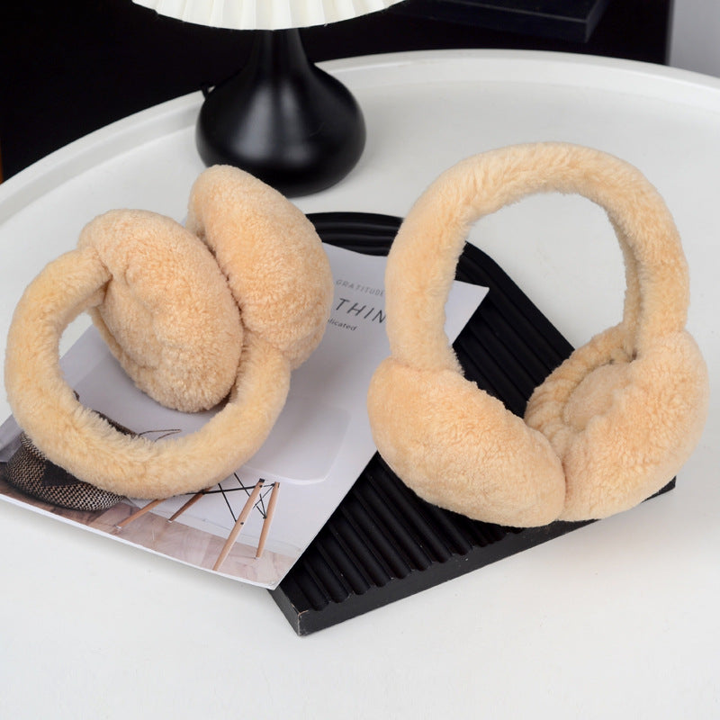 3417 fashion shearling earmuffs