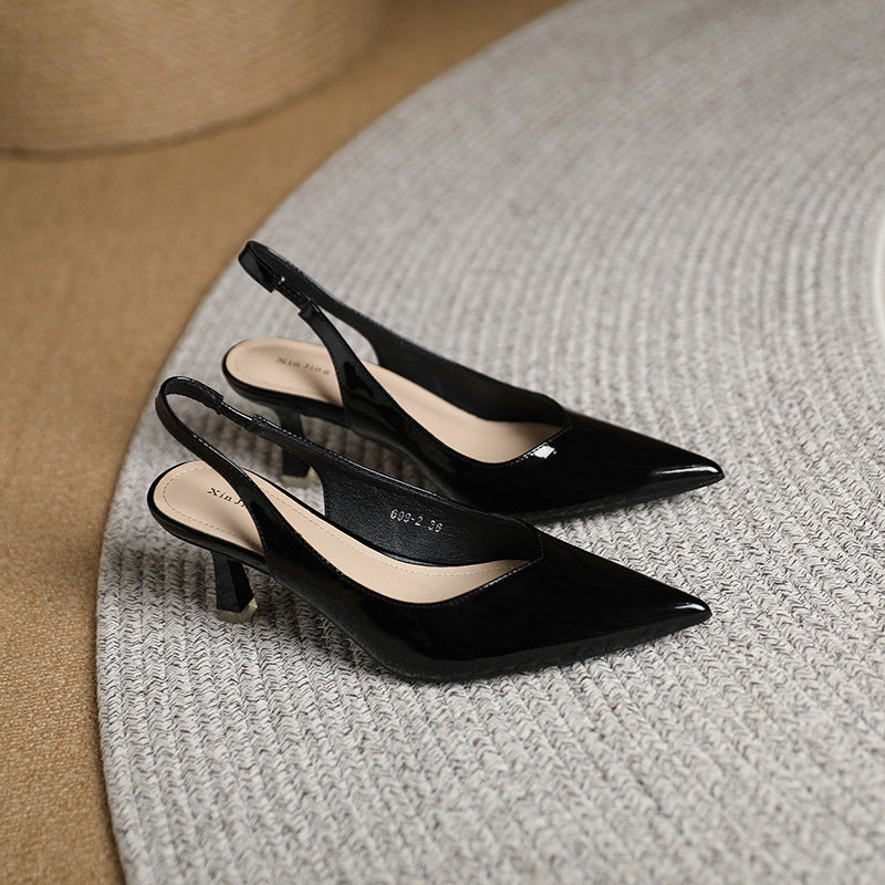 KI1 Patent leather sandal high heel