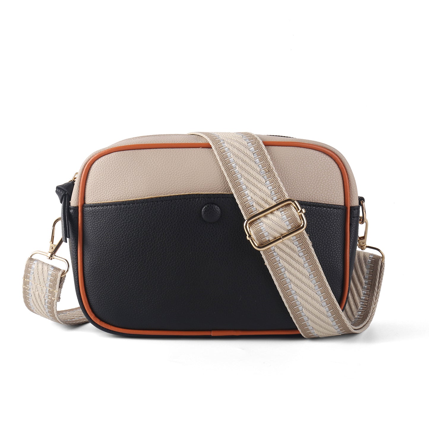 1625 outdoor casual camera bag wide strap crossbody purse