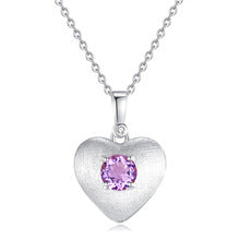 2725 925 silver heart shape necklace