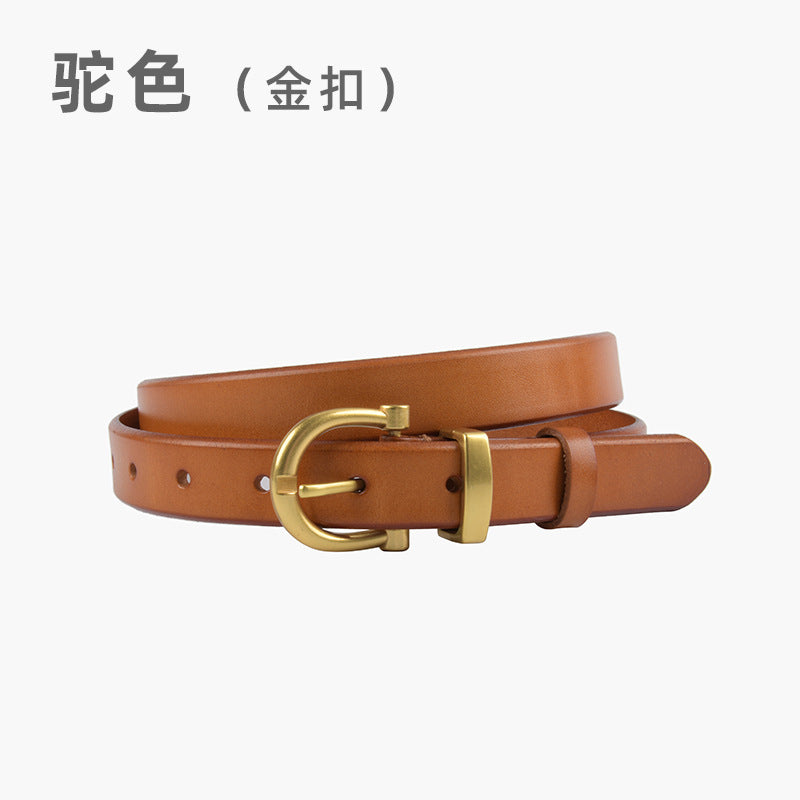 1026 2.3cm wide women belt for jeans
