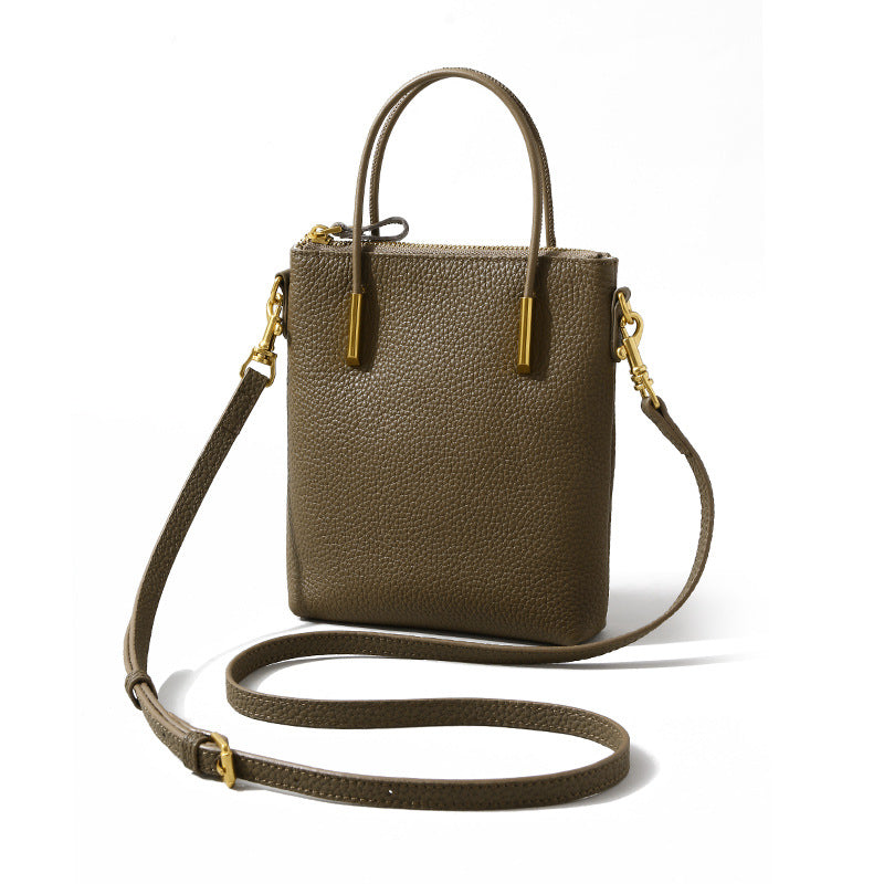 HQ small genuine leather women crossbody bag