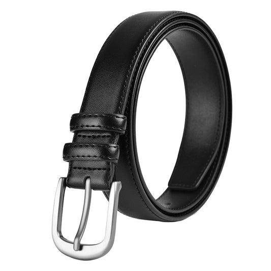 1399 leather pin buckle men's belt