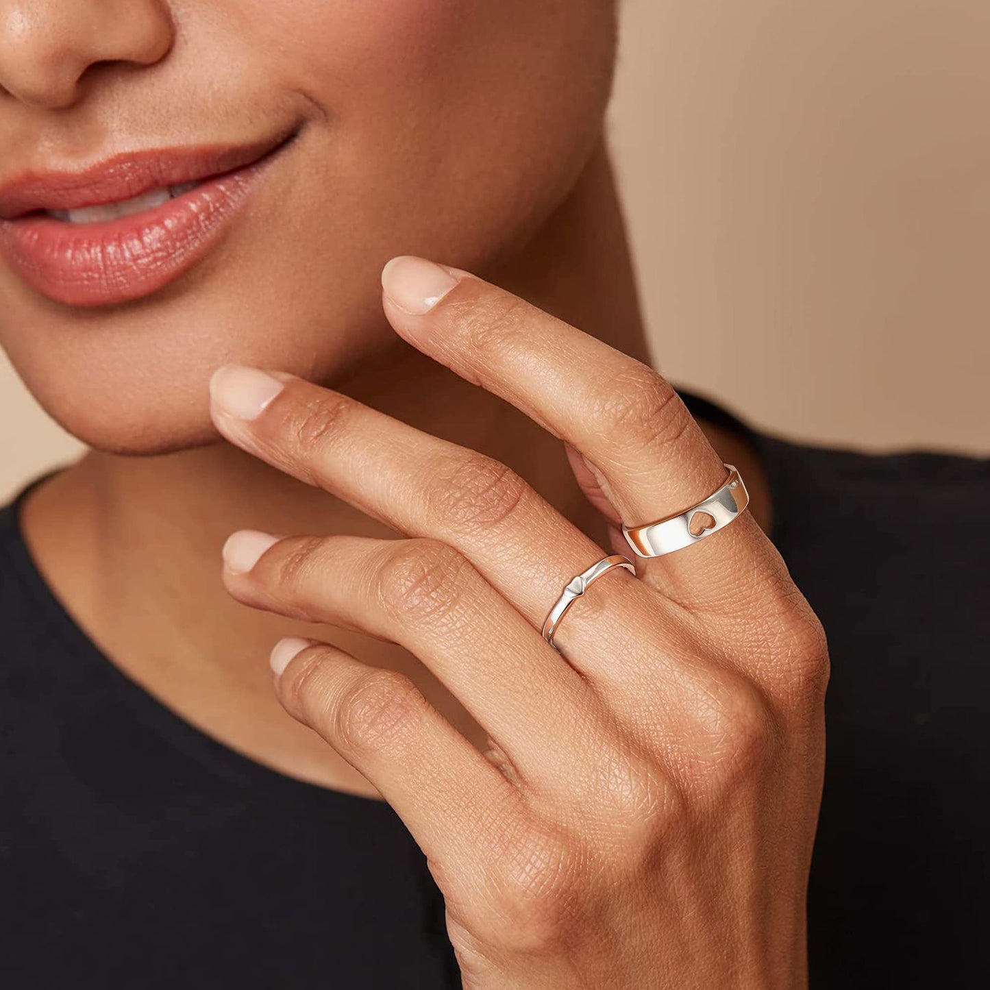 3454 shiny rhinestone rings for women