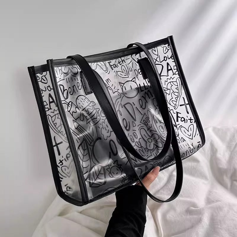 942 jelly pvc waterproof handbag