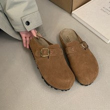 2600 Winter casual closed-toe slide