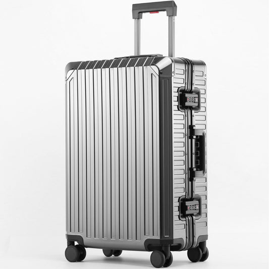 3393 Aluminum-magnesium alloy spinner suitcase （fedex/ups)