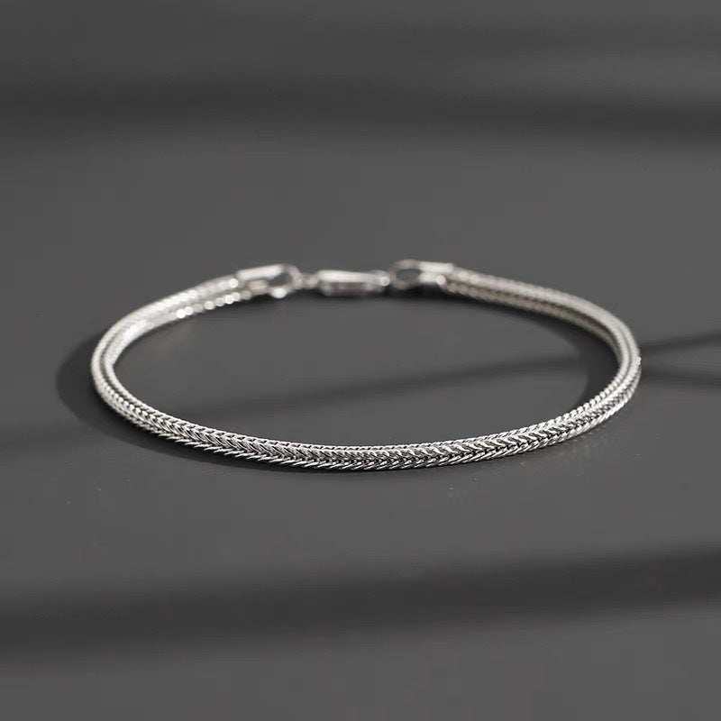 2736 925 silver woven bracelet