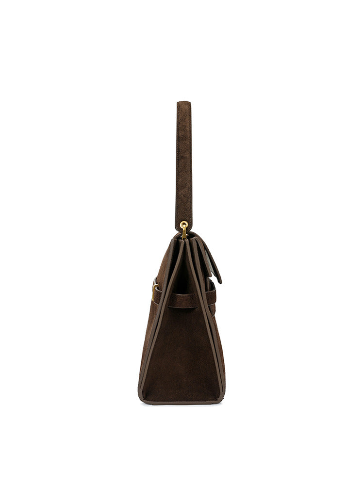 3926 New in suede shoulder bag
