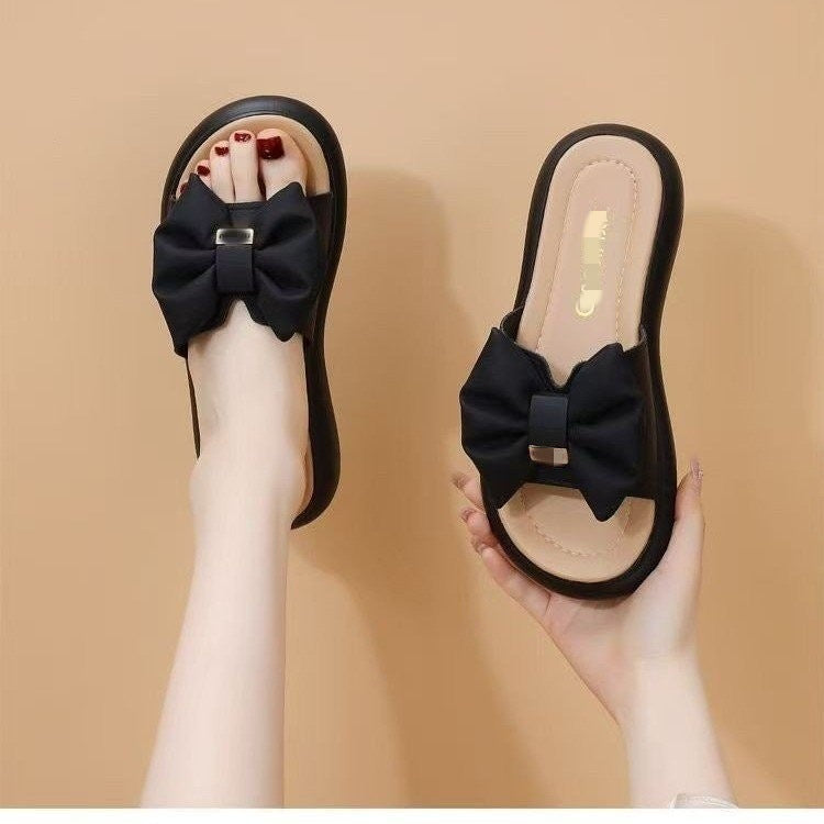 4448 bowknot high heel sandals