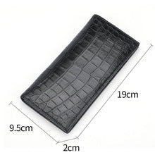 2631 crocodile leather long wallet