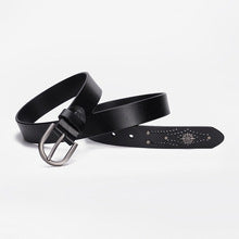 2213 vintage cow leather men's belt