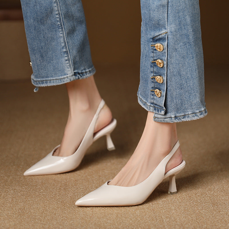 KI1 Patent leather sandal high heel