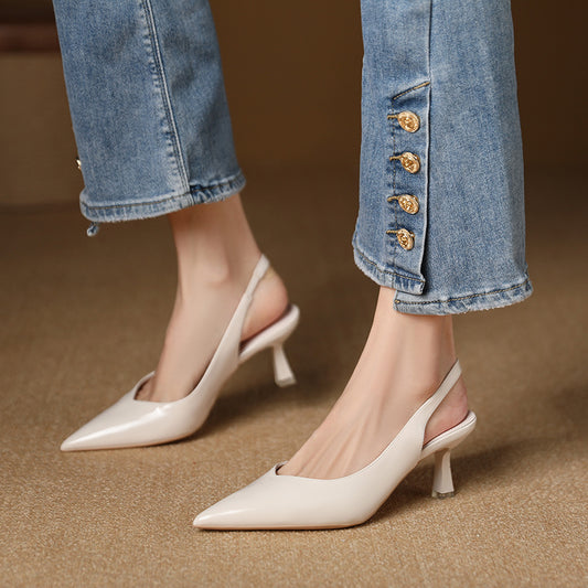 KI1 Patent leather sandal high heel