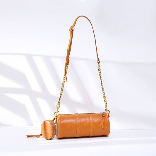 1713 vintage handmade 2pcs/set barrel bag
