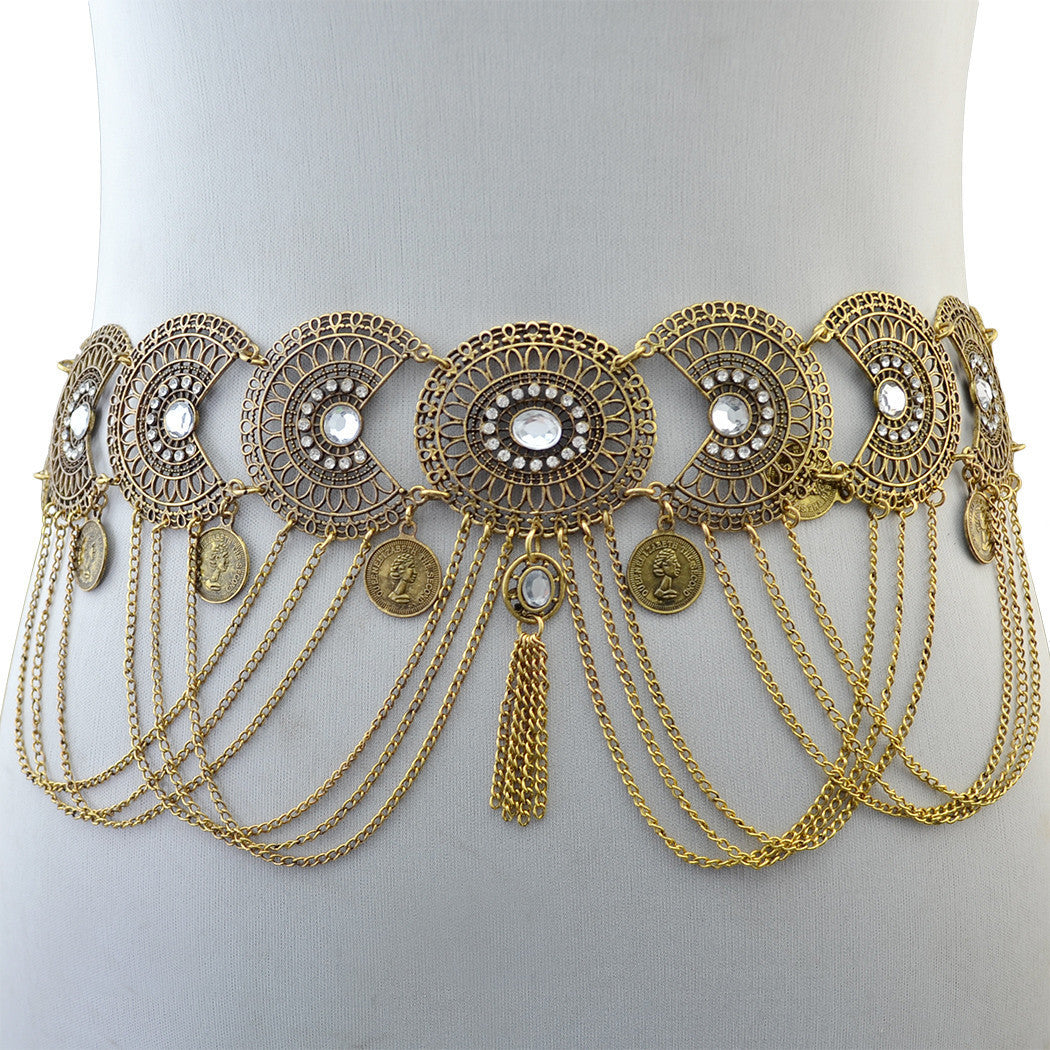 3944 fashion chain belt for women