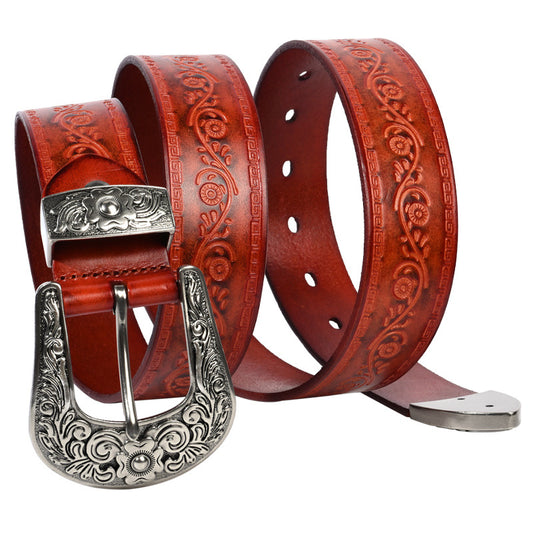 1366 women genuine leather belt