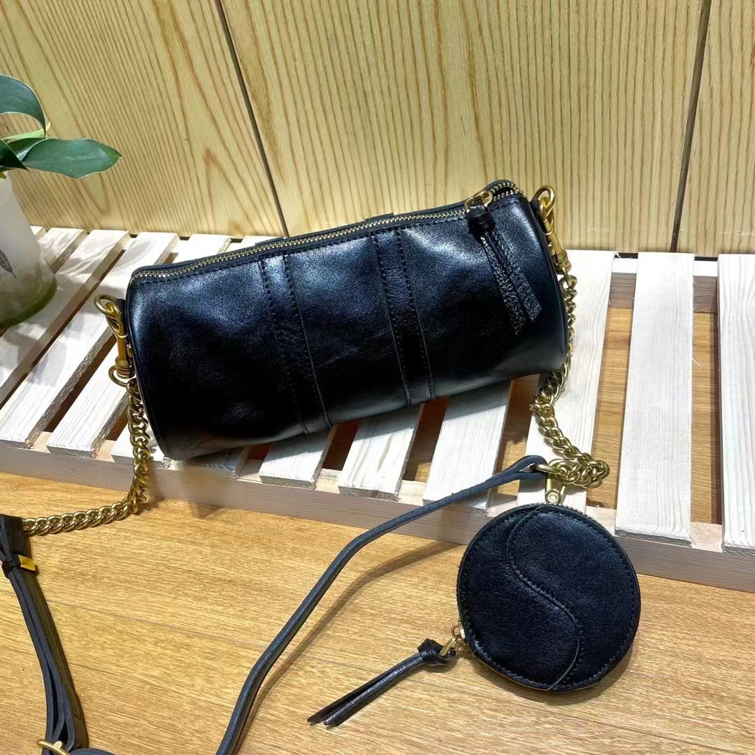1713 vintage handmade 2pcs/set barrel bag