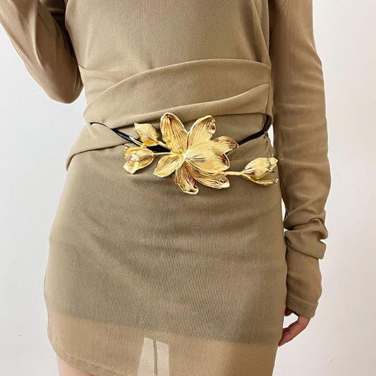 2325 fashion flower shape ceinture